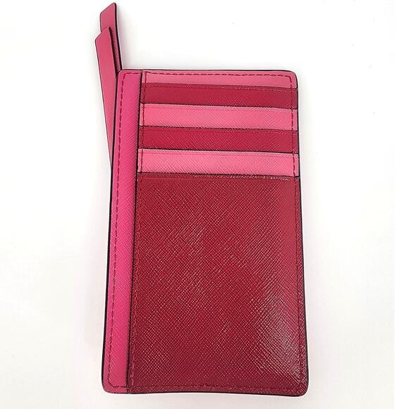 Marc Jacobs Snap Shot Pink Card Case Coin Purse Wallet - Picture 12 of 14